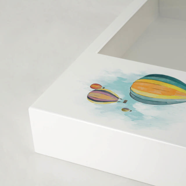Shadowbox Remembrance Keepsake Balloon Ride