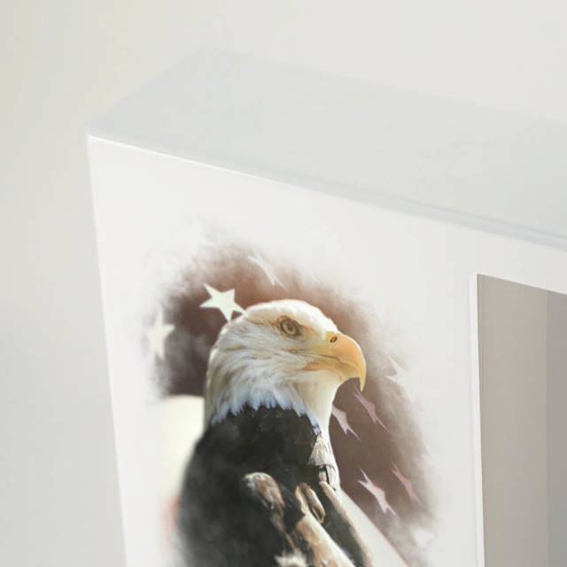 Shadowbox Remembrance Keepsake Eagle