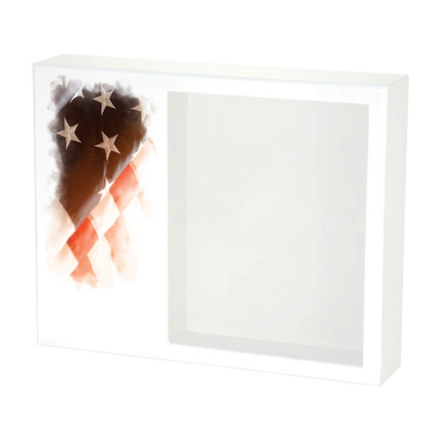Shadowbox Remembrance Keepsake Stars & Stripes