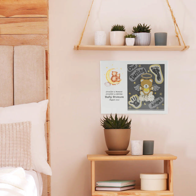 Shadowbox Remembrance Keepsake Teddy Bears