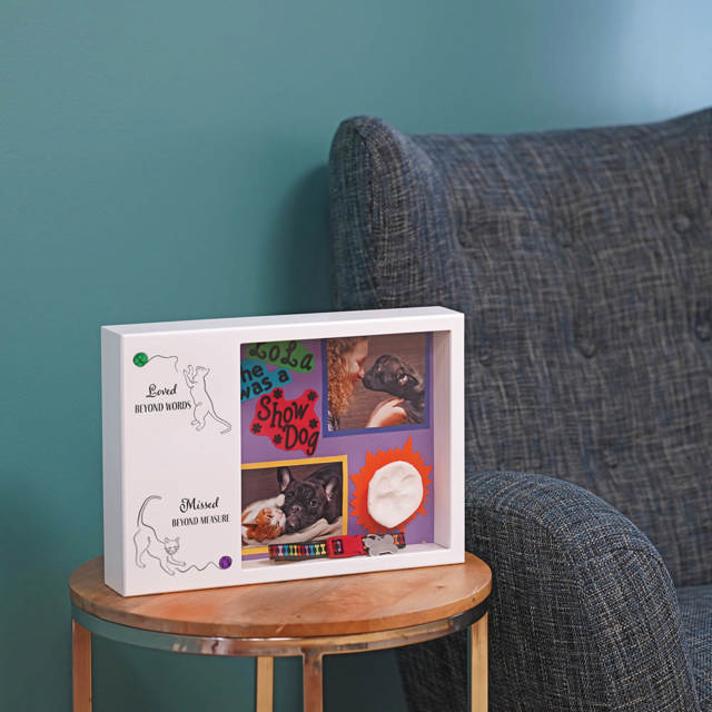 Shadowbox Pet Urn Loved Beyond Cats