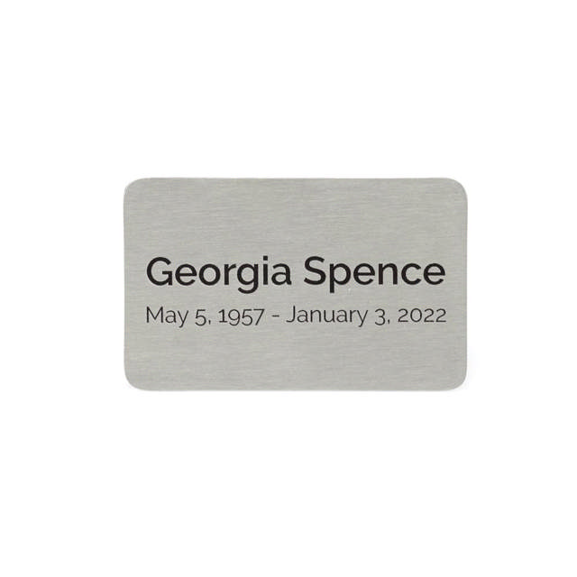 Life Canvas Memorial Card Mountain