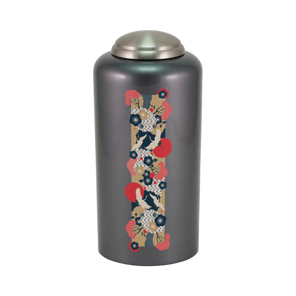 Enchanted Essence Cranes, Dark Grey