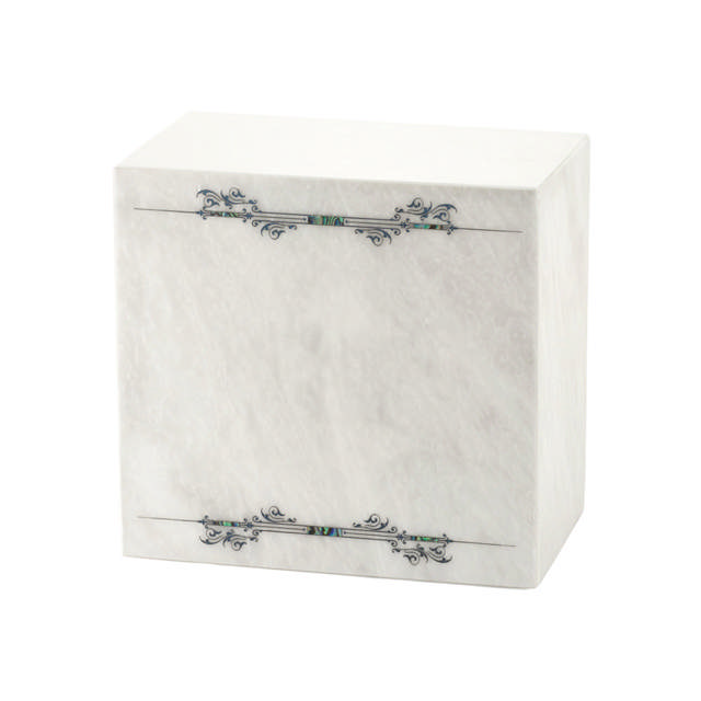Monumental Memorials Scroll Dark Blue White