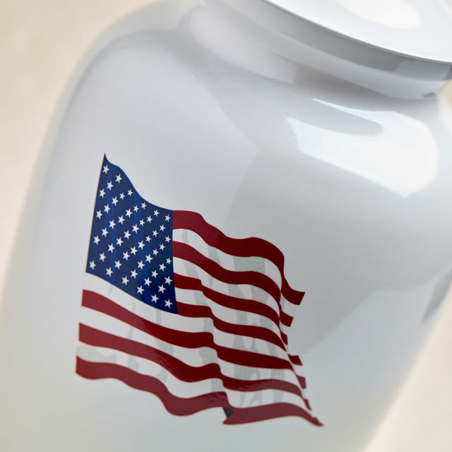 Classic Color Flag, Full Size Urn