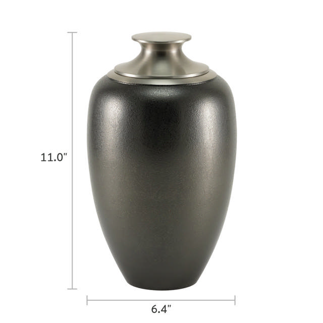 Luna Textured Slate, Full Size Urn