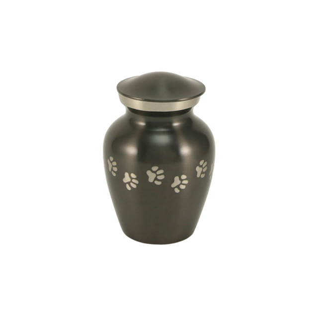 Classic Paw Slate, Petite Urn