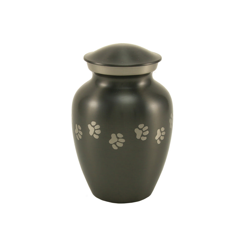 Classic Paw Slate, Extra Small Urn