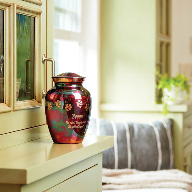 Classic Paw Raku, Extra Small Urn