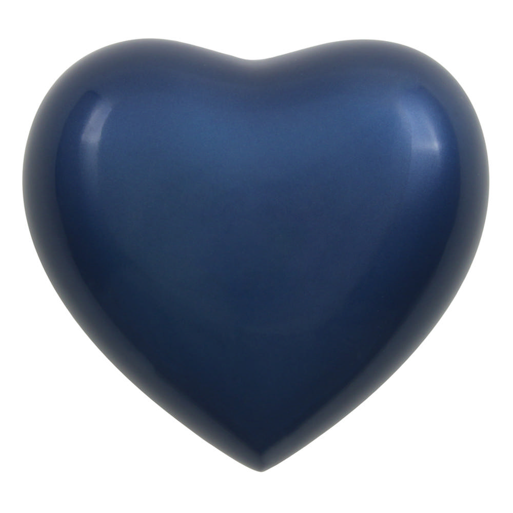 Arielle Sky Blue Heart Urn