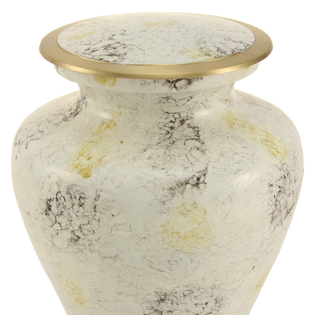 Glenwood White Marble, Full Size Urn
