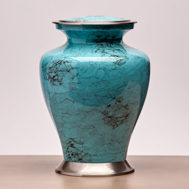 Glenwood Blue Marble, Full Size Urn
