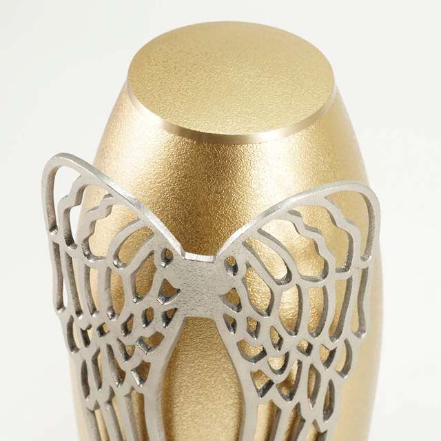 Arabella Wings Textured Slate/Pewter, Full Size Urn