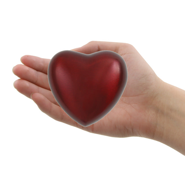 Grecian Crimson Heart Keepsake