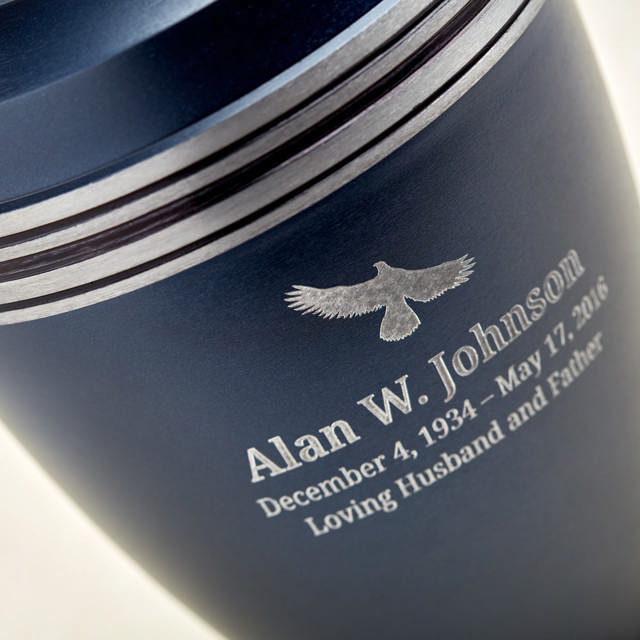 Grecian Blue, Full Size Urn