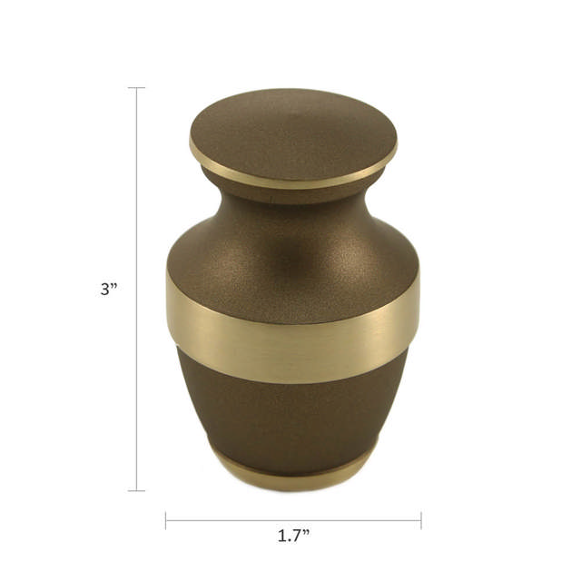 Lineas Rustic Bronze Keepsake