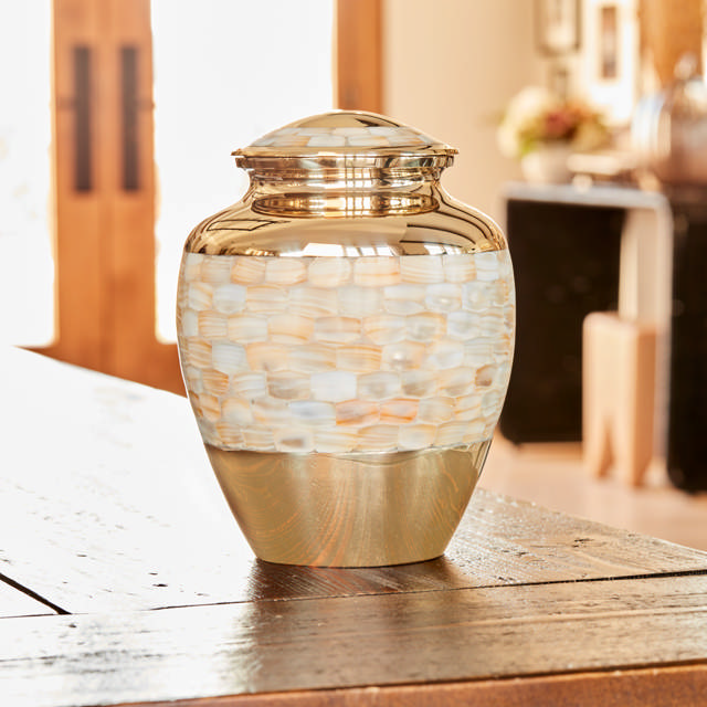 Elite Mother of Pearl, Full Size Urn