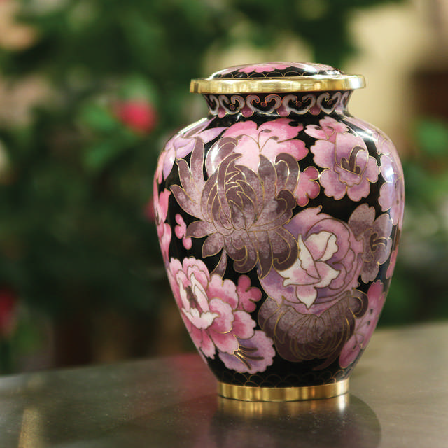 Elite Floral Blush, Extra Small Urn