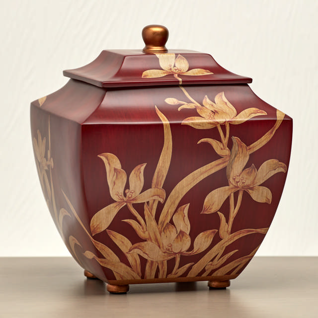 Orchid Burgundy, Full Size Urn