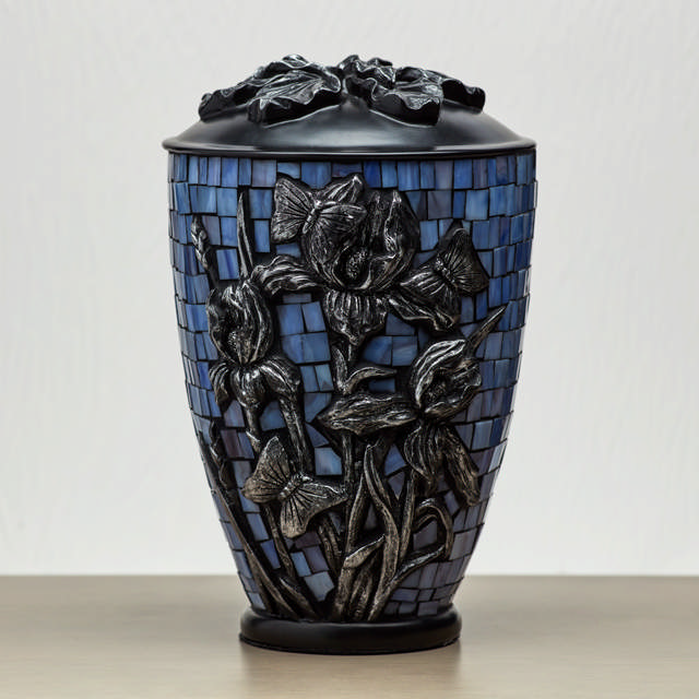 Mosaic Iris, Full Size Urn