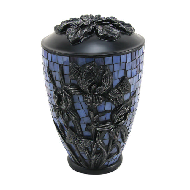Mosaic Iris, Full Size Urn