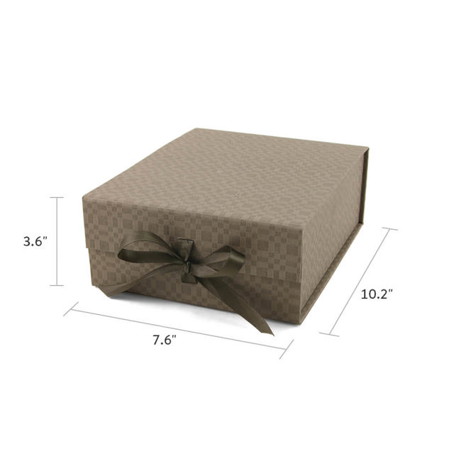 Foldable Box Gray, Large - Case of 20