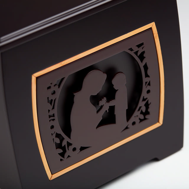 Modern Urn with Mother & Child