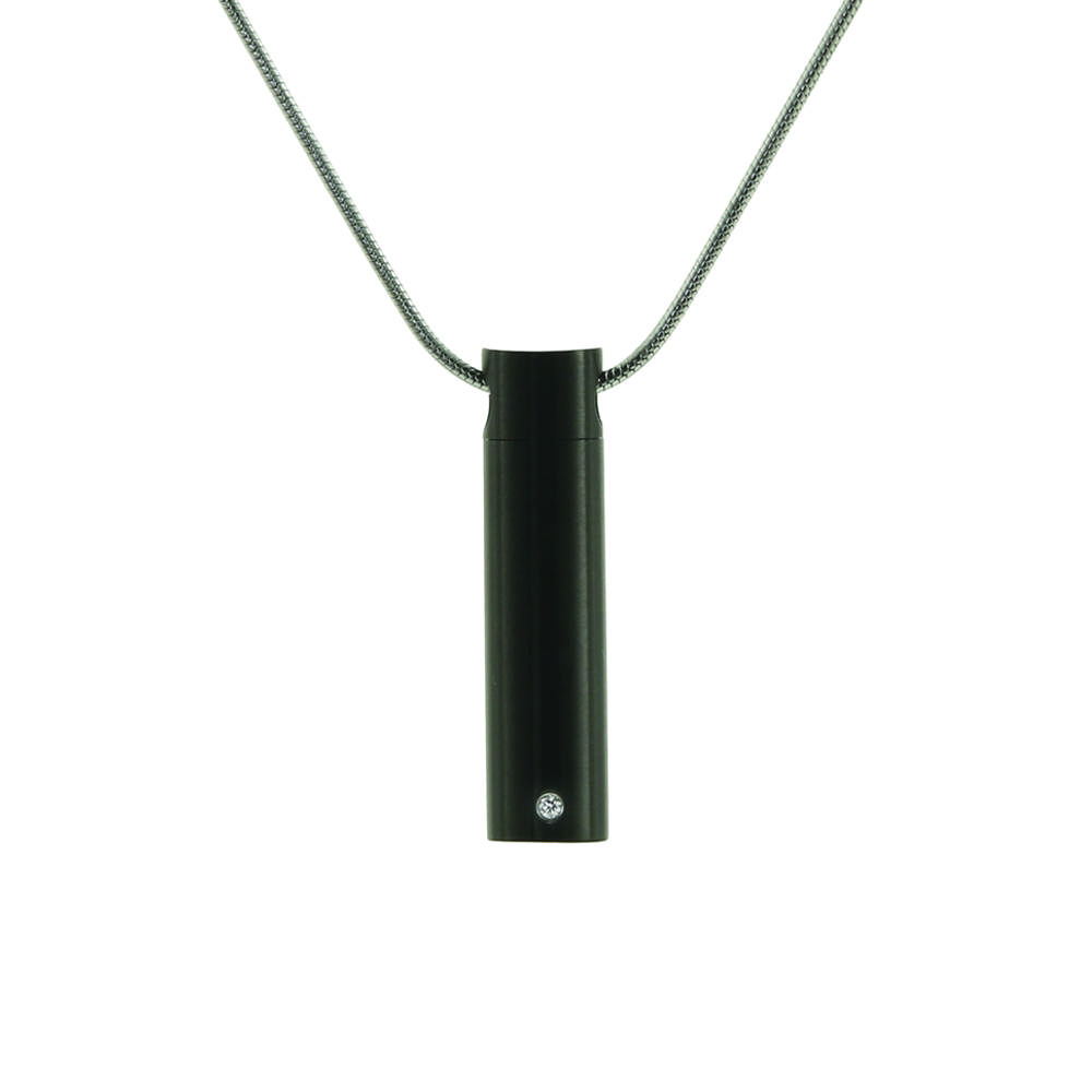 Onyx Cylinder w/cubic zirconia