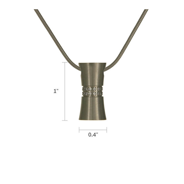 Pewter Hourglass