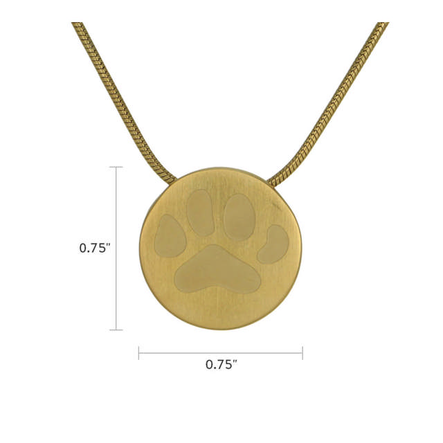 Bronze Round Large Paw