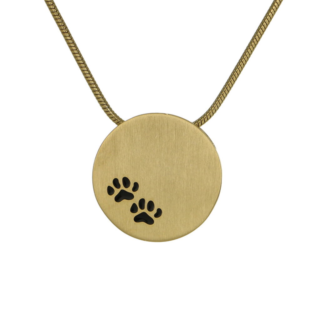 Bronze Round w/paws