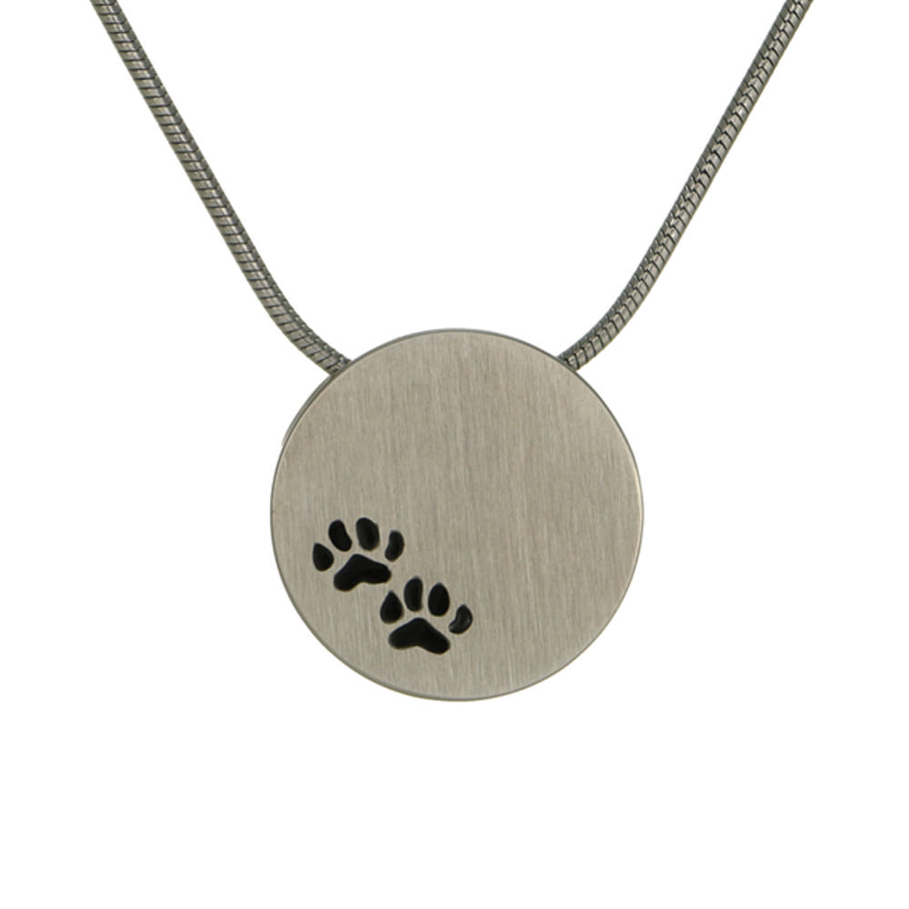 Pewter Round w/paws