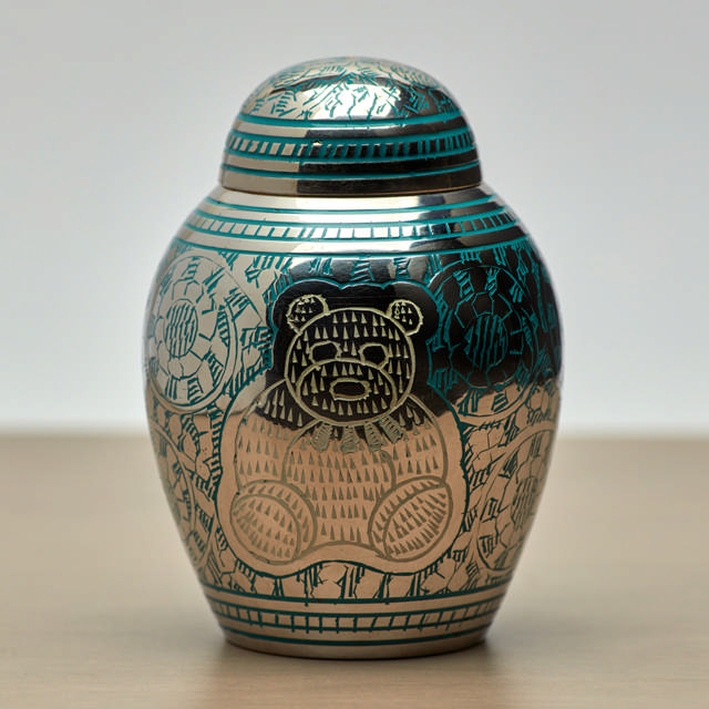 Teddy Bear Blue, Petite Urn