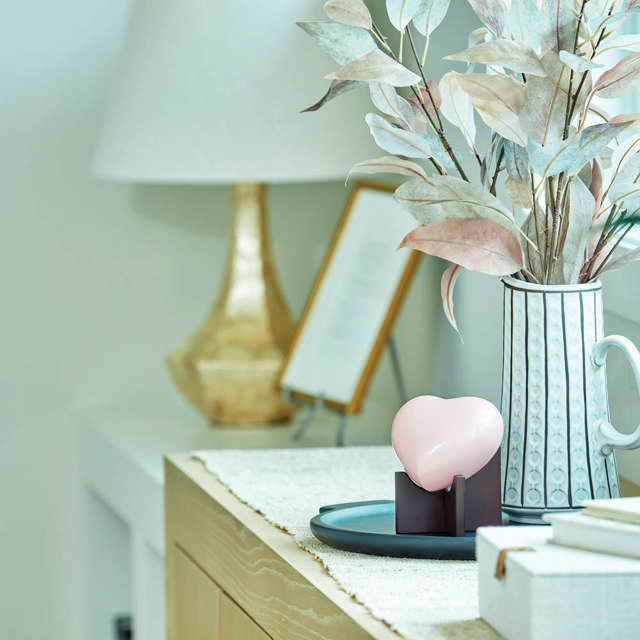 Arielle Heart Urn Pearl Pink