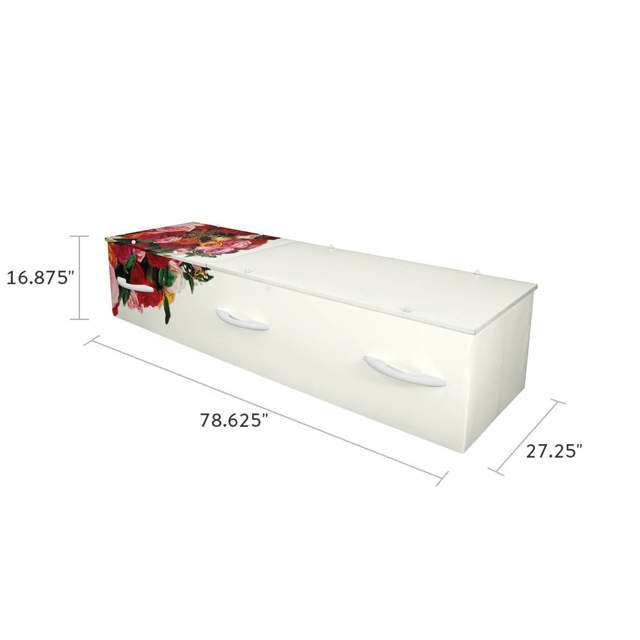 LifeArt Harmonious Rose Cremation Container