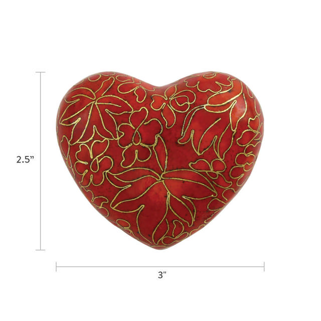 Etienne Autumn Leaves Heart Keepsake