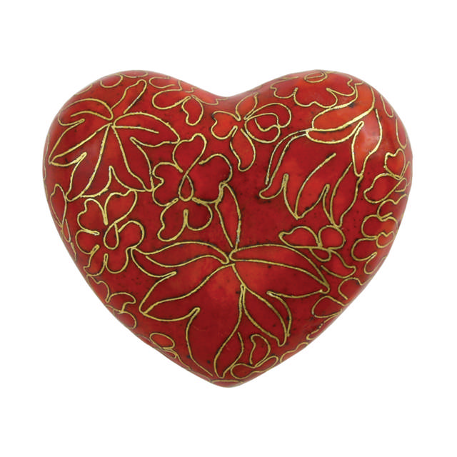 Etienne Autumn Leaves Heart Keepsake