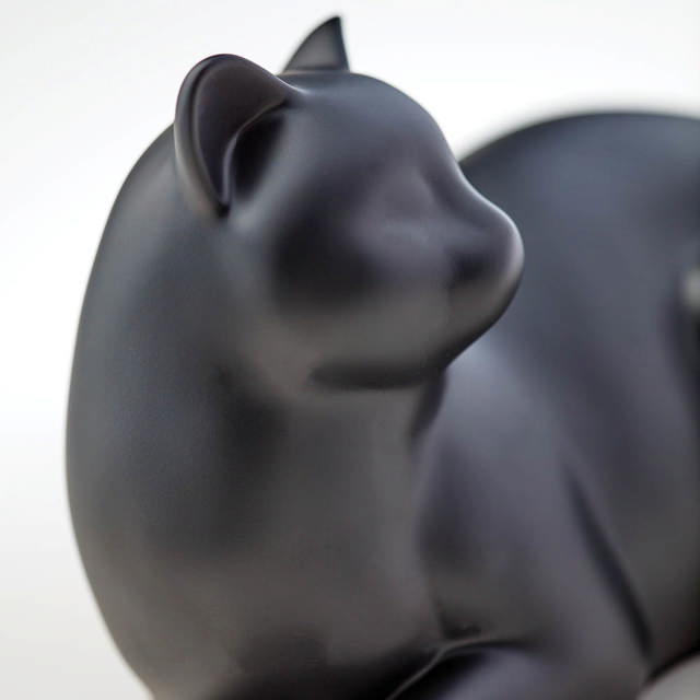 Cozy Cat Black, Petite Urn