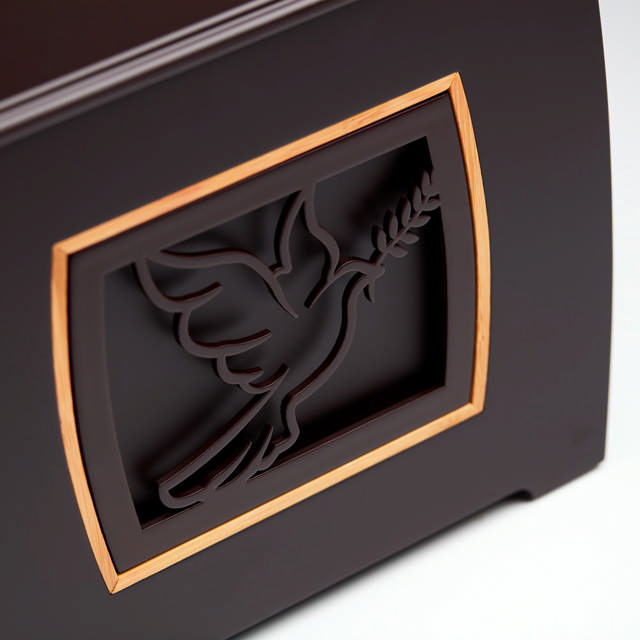 Modern Companion Urn with Dove