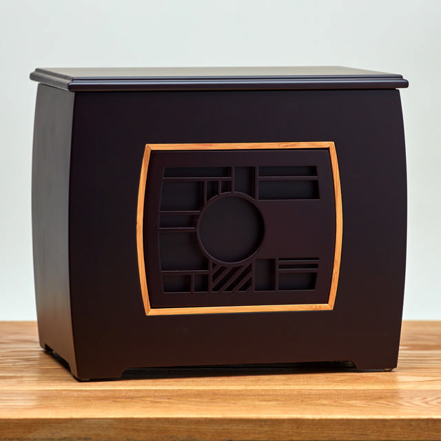 Modern Companion Urn with Geometric