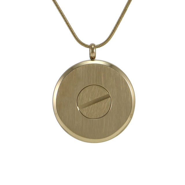 Bronze Round Hinged Birds Pendant