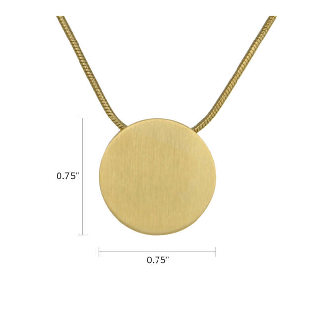 Bronze Round Plain