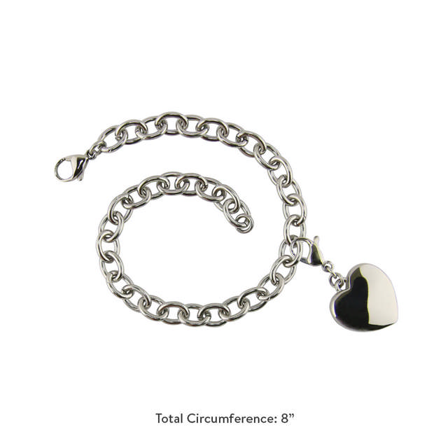 Charm Bracelet with Heart Charm